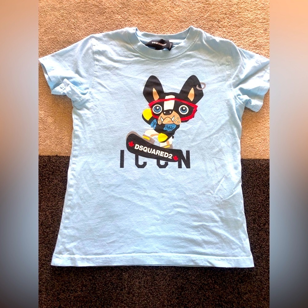 DSQUARED2 French bulldog t-shirt